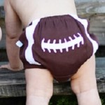 Football Diaper Cover by RuggedButts  
